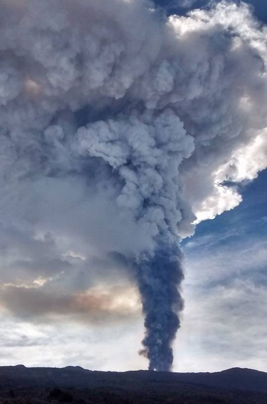 Mount Etna Erupts 2015