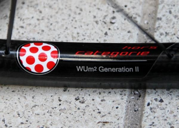 The polka dot label on the WUm2 Generation II carbon leaves little doubt as to how these are meant to be used