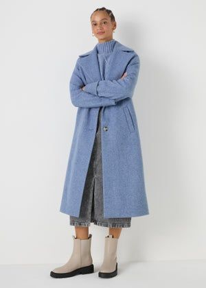 Blue Tailored Coat