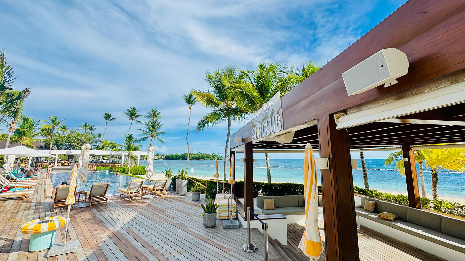 Integrator SVL partnered with distributor Wholestage to deliver an L-Acoustics audio solution that was sonically and aesthetically suited to Minitas Beach Club