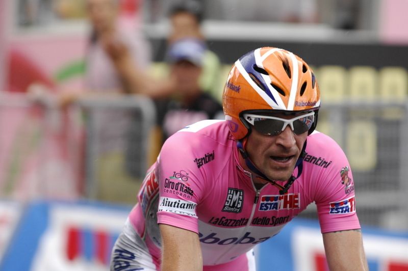 Dennis Menchov after the final day time trial in 2009