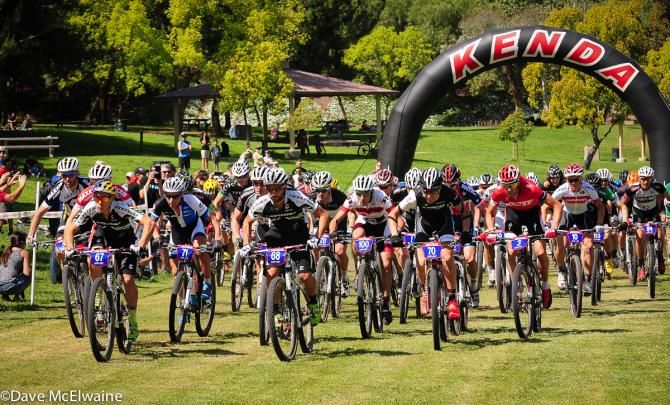 The mens start was led out by Cannondale. There were seven different nations represented on the front row.