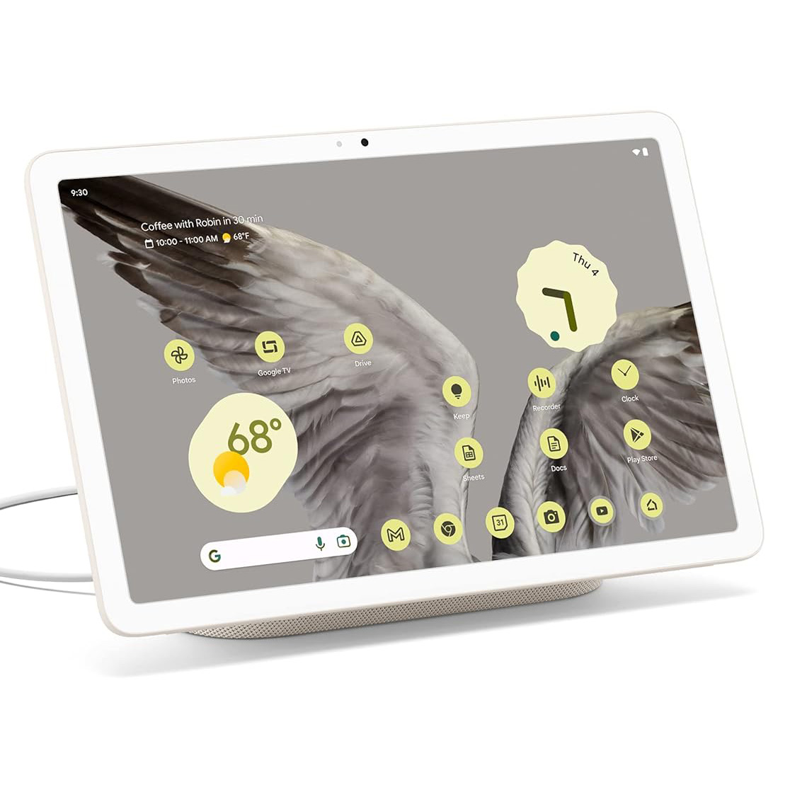 Product image of Google Pixel Tablet on a white background 