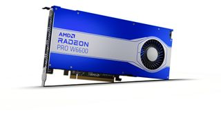 Amd Radeon Pro W6600 Wht Front V