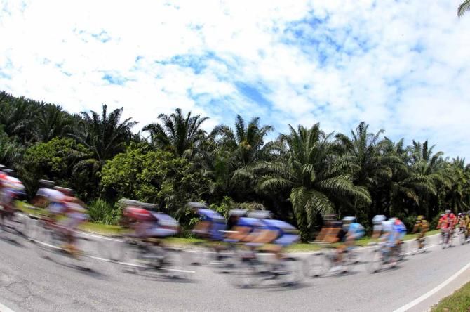 The racing was hot in the Malaysian countryside