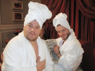 Smithy and Becks get pampered 