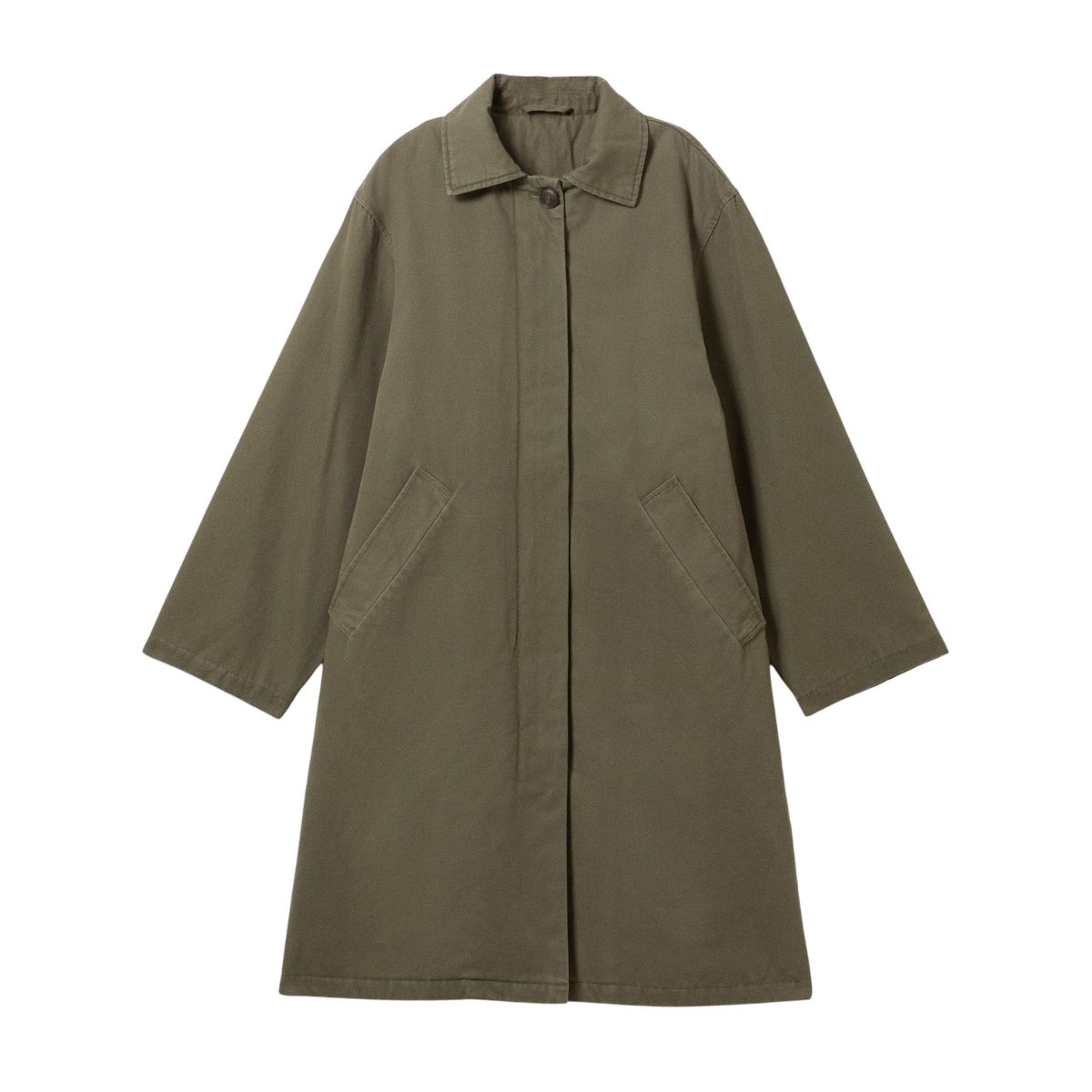 Weekday Loose Fit Canvas Car Coat