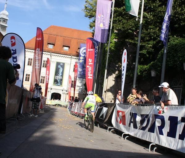 A rider in the prologue