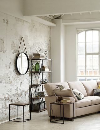 M&S lighting in well styled living room