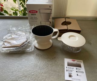 OXO Brew Pour-Over unboxed on the countertop
