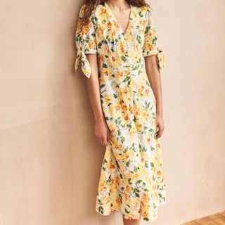 M&S sunflower print dress
