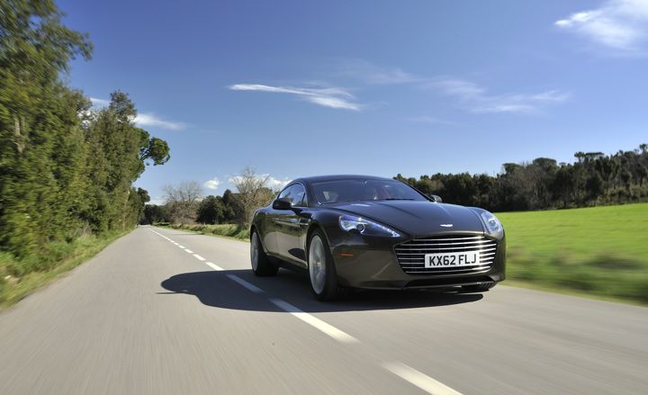 The new Rapide S on the road