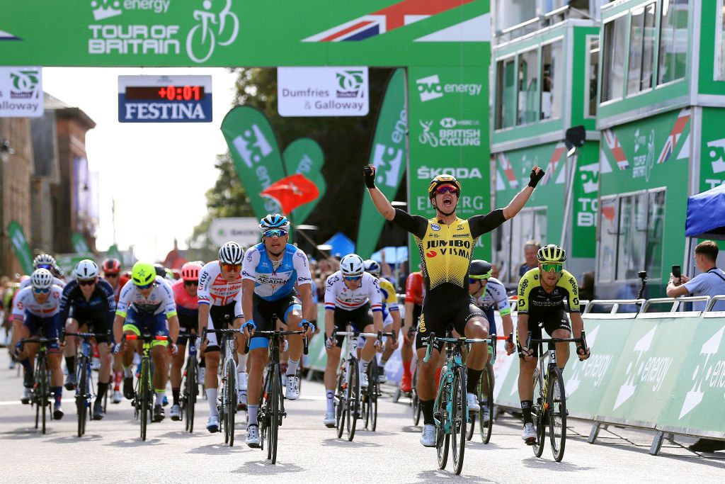 Dylan Groenewegen (Jumbo-Visma) wins stage 1 at the Tour of Britain