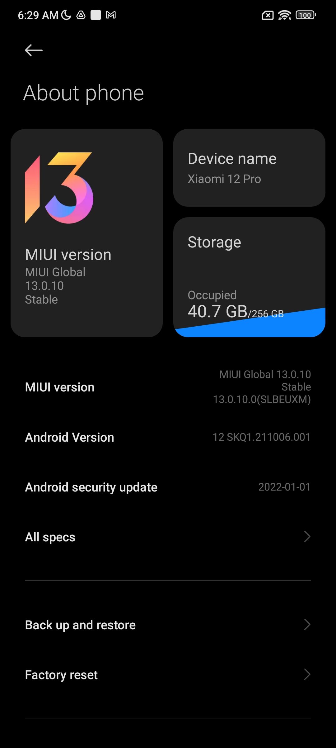 Xiaomi 12 Pro