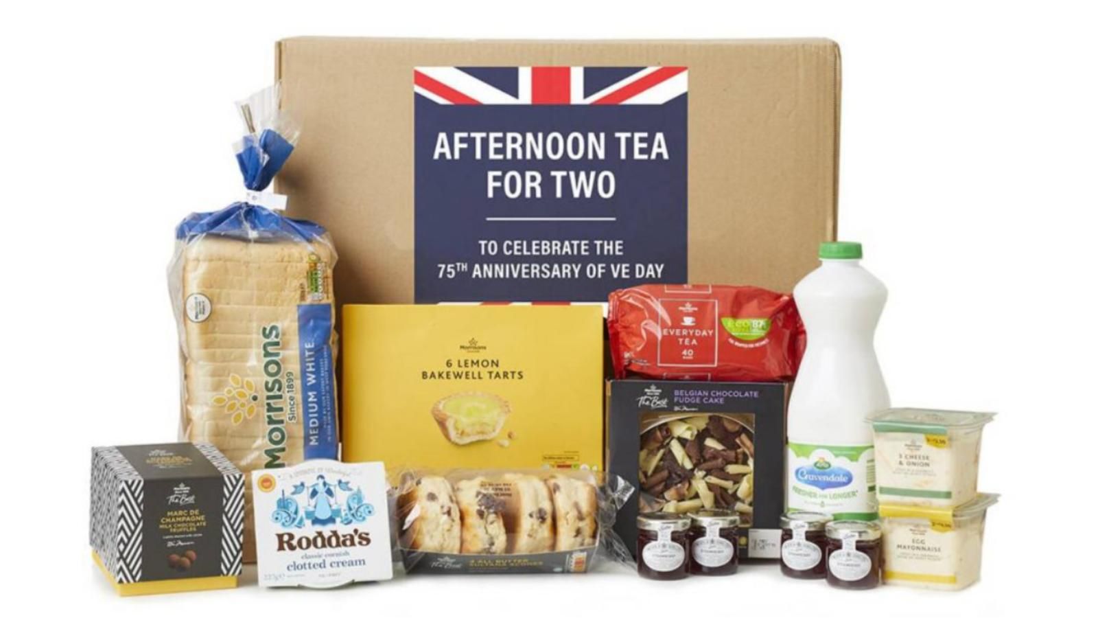Morrisons launches £15 afternoon tea food box for home delivery to