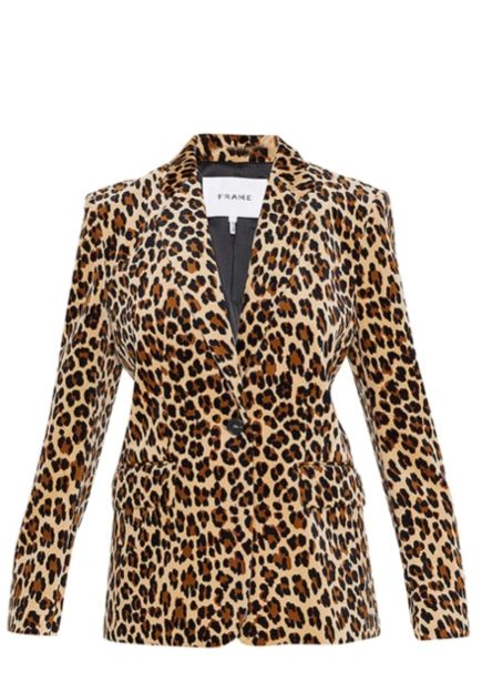 FRAME Classic Cheetah Blazer