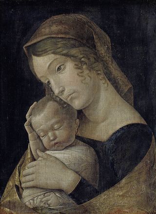 The Virgin and Child, by Andrea Mantegna. (1431 - 1506). Picture: bpk / Gemäldegalerie, SMB / Jörg P. Anders