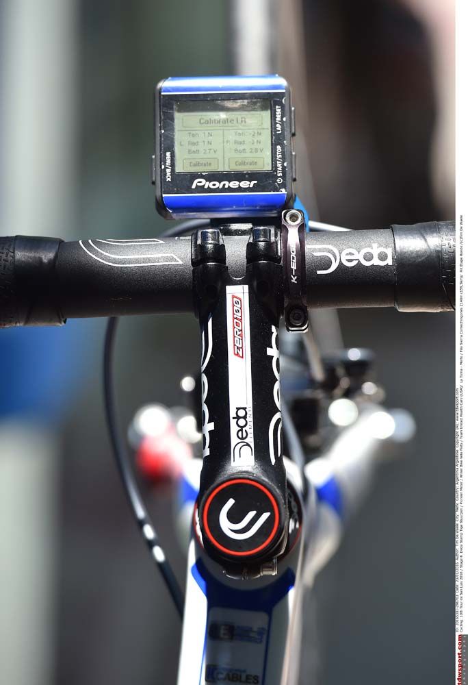 The Deda Elementi bars and the Pioneer power metre
