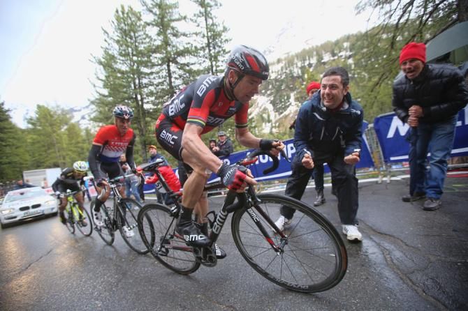 Cadel Evans (BMC Racing) lost time to his rivals