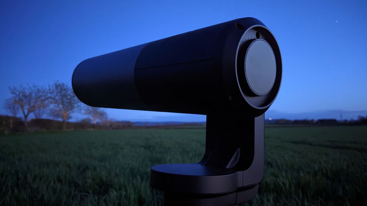 Rear view of telescope