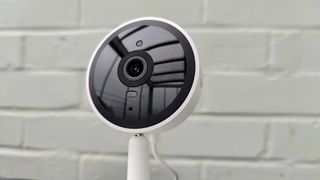 Yale Smart Indoor Camera review: close up of security camera