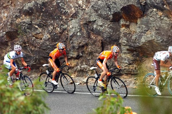 Euskaltel-Euskadi were on the attack on stage four