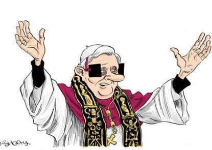 Benedict's papal blinders