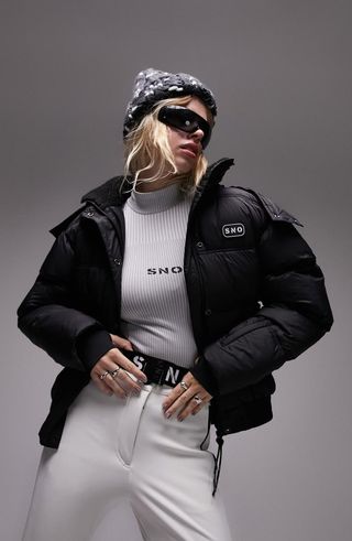 Sno Hooded Nylon Ski Jacket