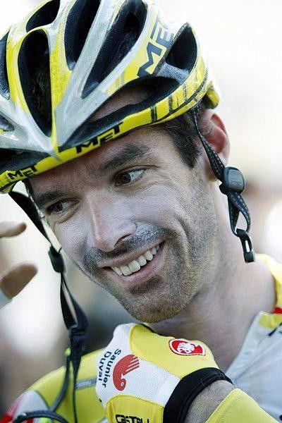 David Millar (Saunier-Duval) smiles after Stage 17.