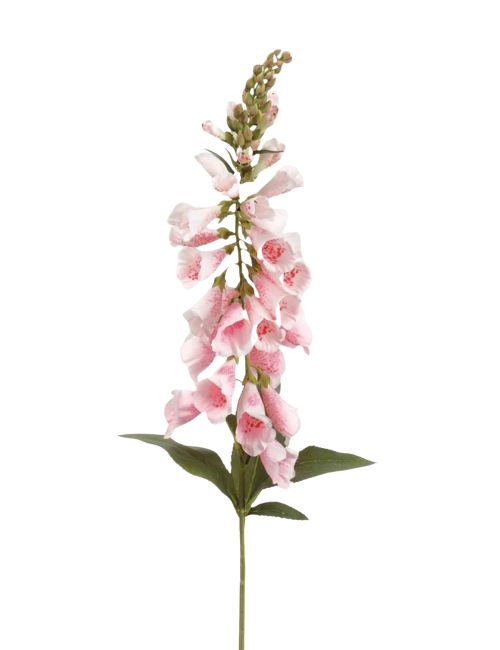 Pink Blooming Artificial Foxglove Flower Branch