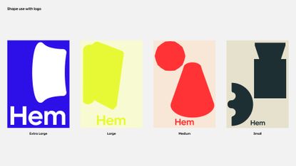 Hem new brand identity by Made Thought