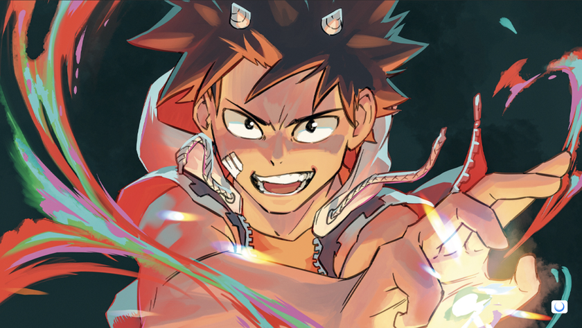 Cover image for ImagineFX magazine, issue 259, featuriing a manga character.