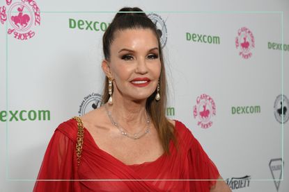 Janice Dickinson at a red carpet event