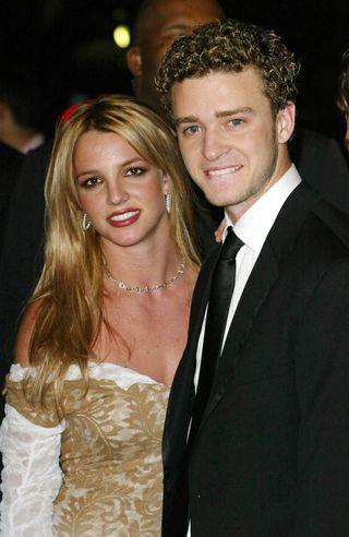 Britney Spears and Justin Timberlake during their relationship