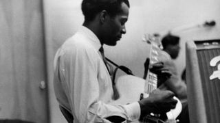Chuck Berry in the recording studio