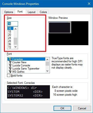How to change the appearance of Command Prompt on Windows 10 | Windows ...