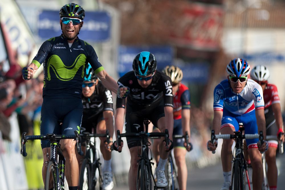 Alejandro Valverde wins stage 1 at the Ruta del Sol