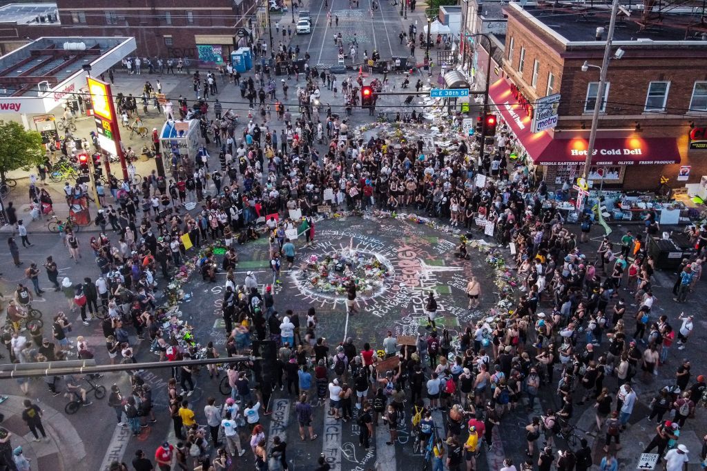 Protest in Minneapolis.