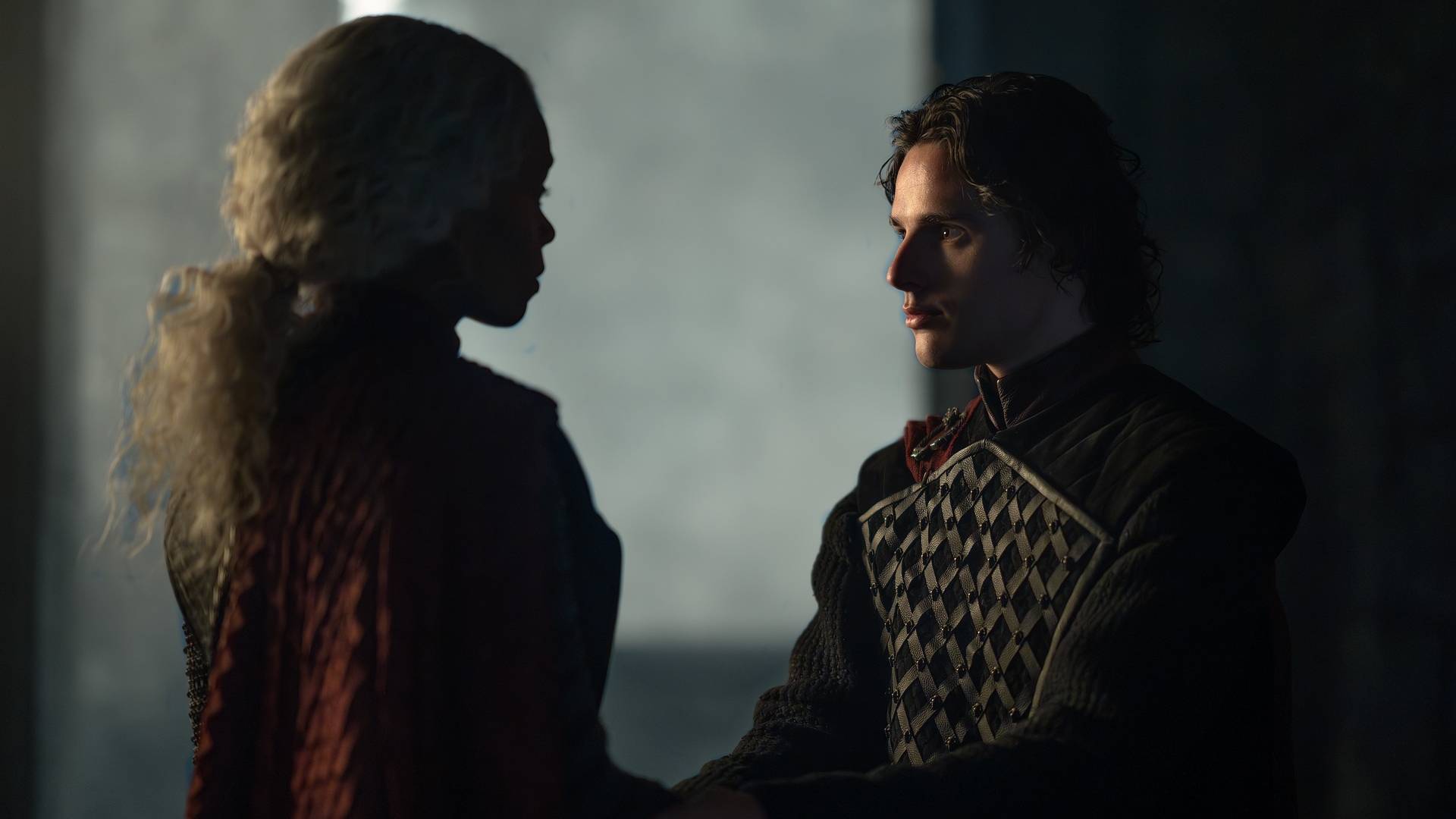 Harry Collett as Jacaerys Velaryon and Bethany Antonia as Baela Targaryen