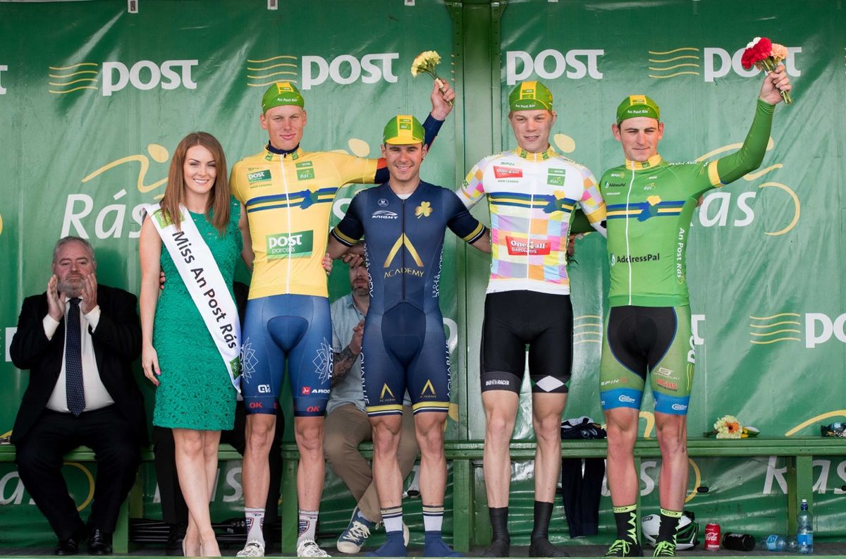The classification leaders after stage 1