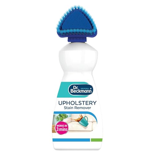 Upholstery Stain Remover With Built-In Triangle Brush, Fast-Acting Formula for Sofas, Car Seats, Mattresses and Fabrics, 400 Ml