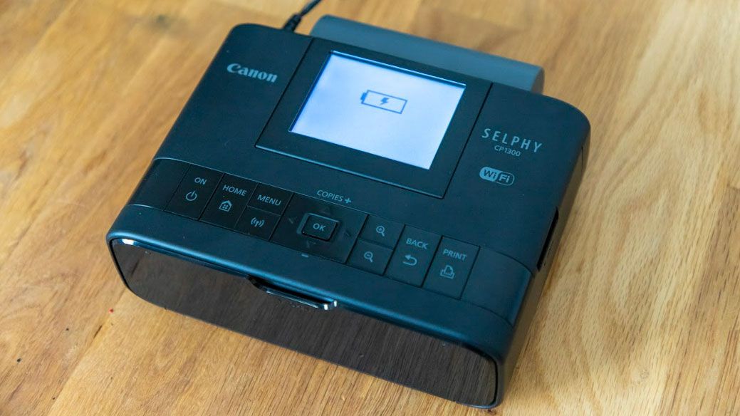 Shop Canon SELPHY CP1300 Black Wireless Compact Photo Printer & Ba
