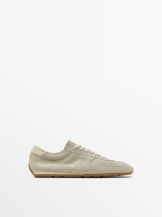 Soft Split Suede Trainers