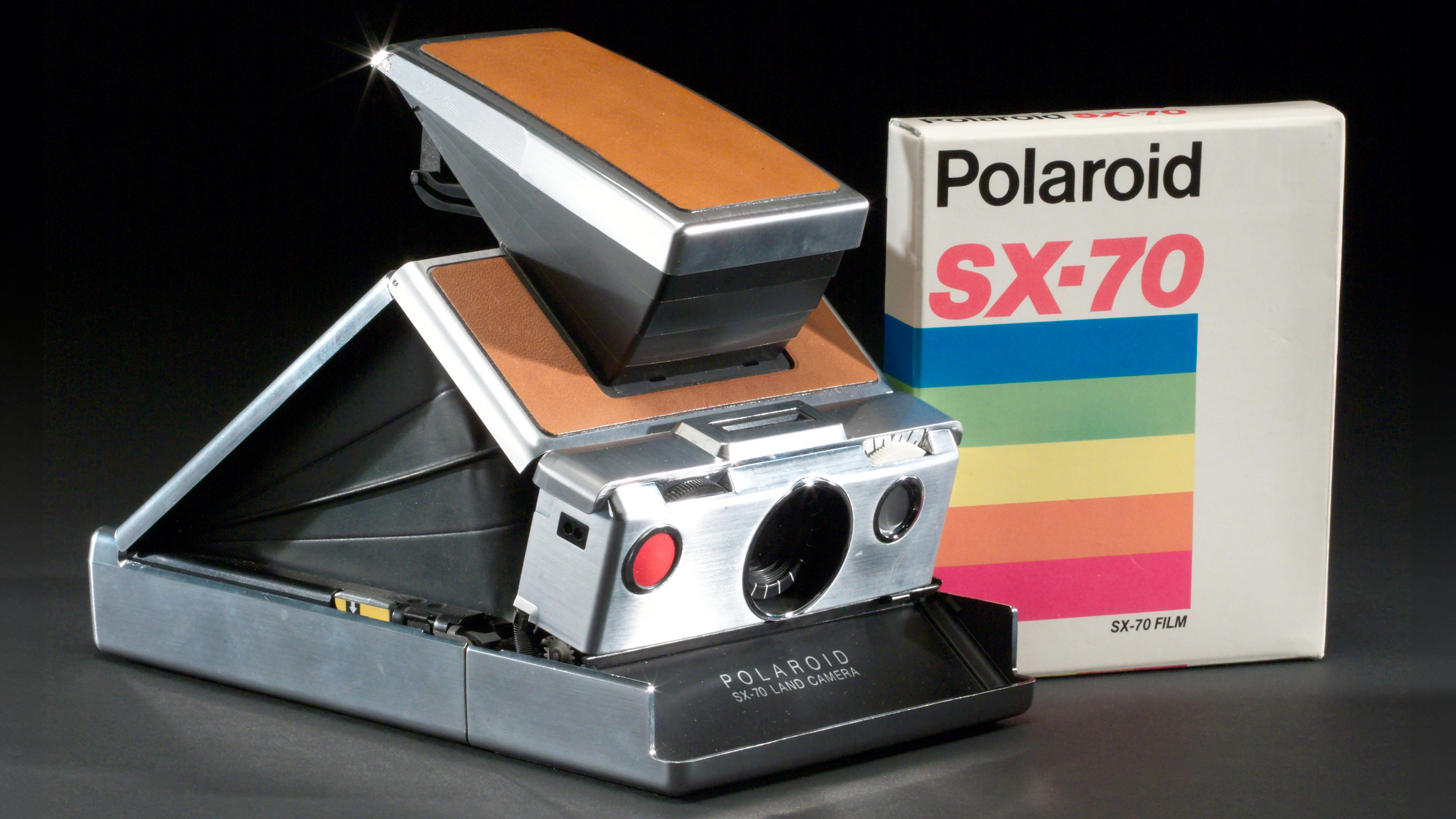 Polaroid SX-70 model I Land camera, c 1973. (Photo by SSPL/Getty Images)