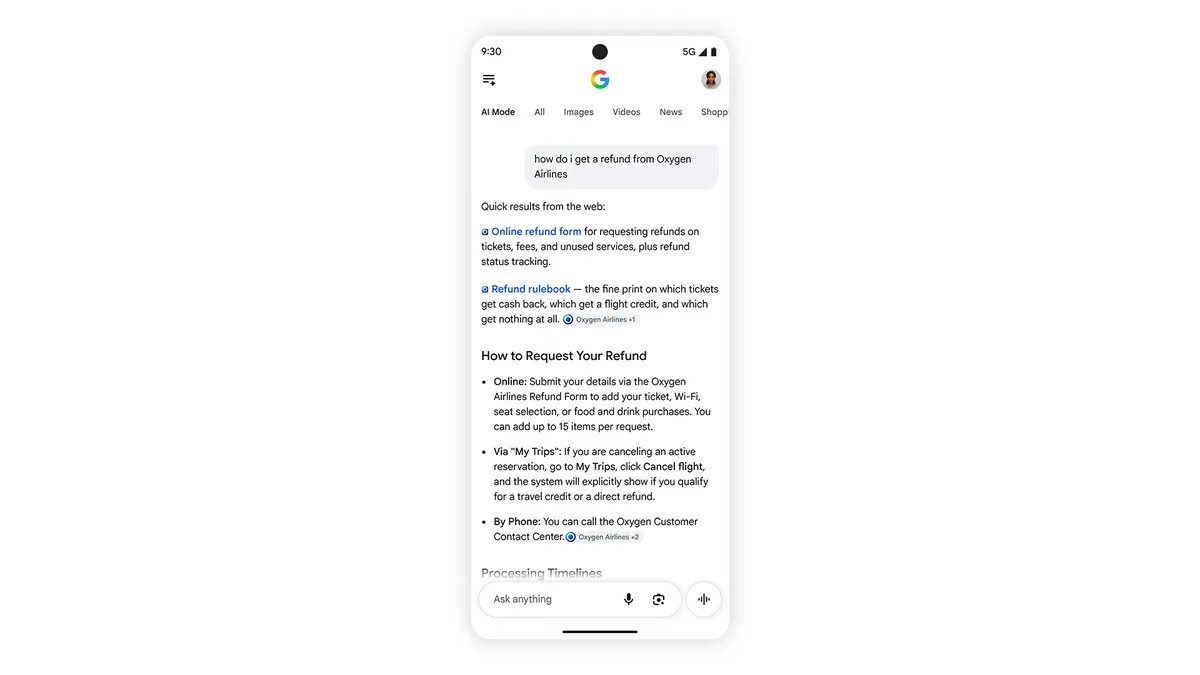 Google is preparing a new display of the &amp;quot;best&amp;quot; links in Search AI to help users find what they're looking for.