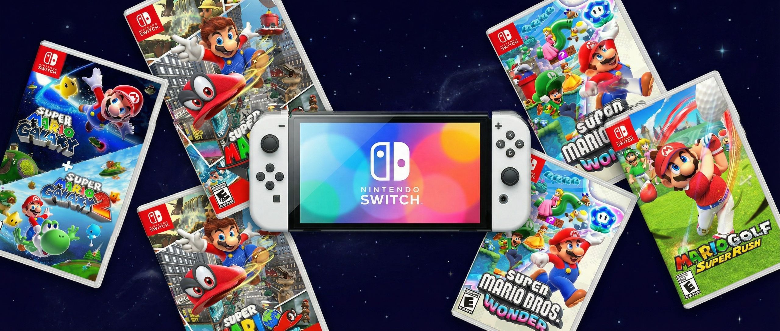 Prices tumble on Super Mario Galaxy and Nintendo Switch OLED