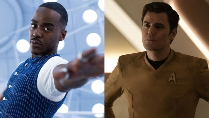 The Doctor and James T. Kirk side by side image