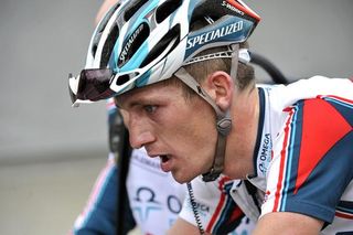 Jurgen Van Den Broeck (Omega Pharma-Lotto) put in a solid climb up L'Alpe d'Huez.