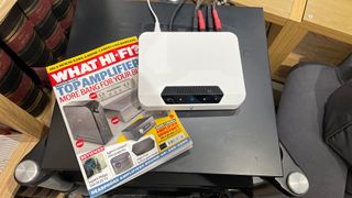 Streaming system: Bluesound Powernode Edge with magazine