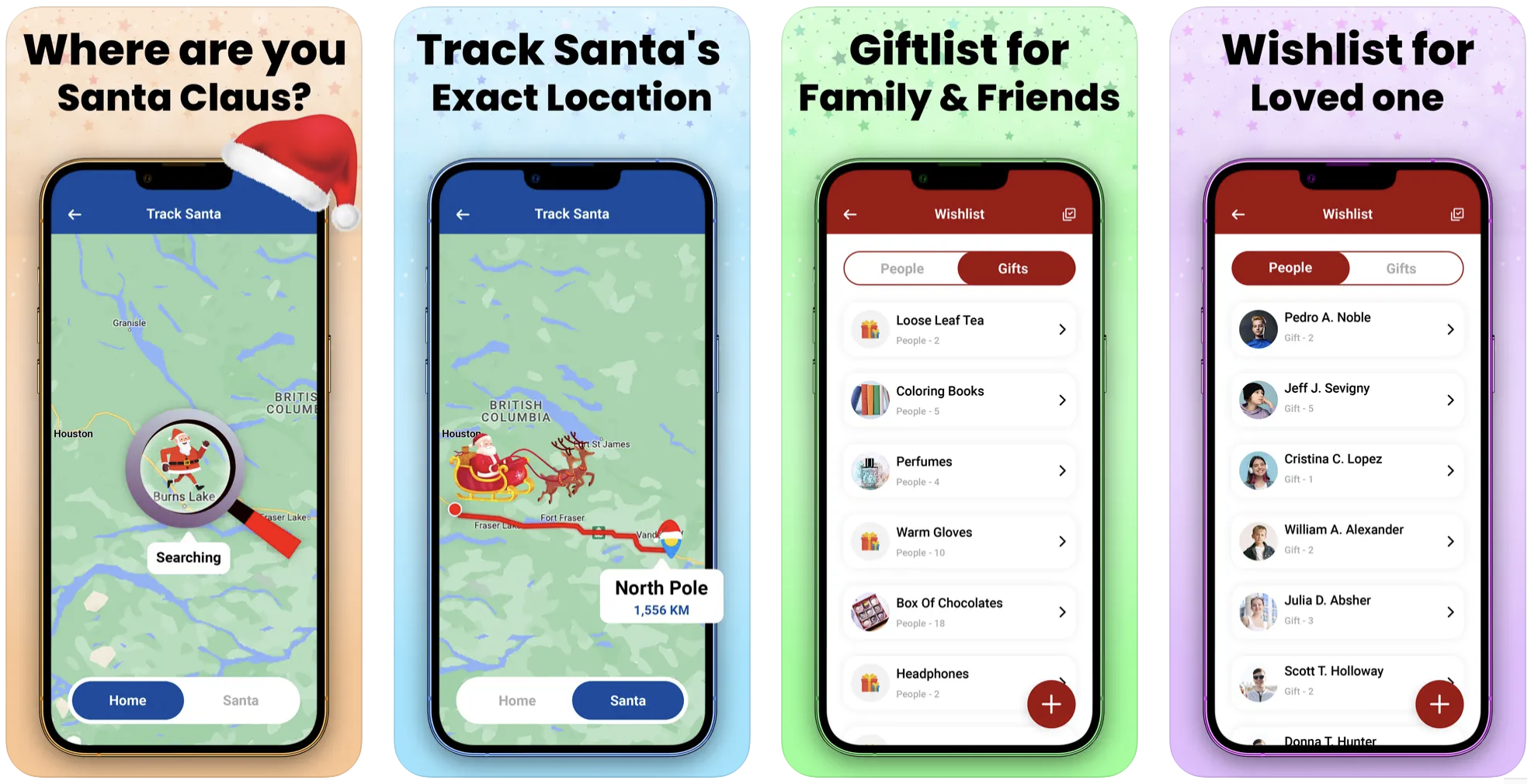 Santa Tracker & Wishlist Maker